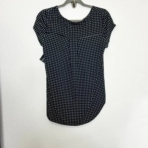 Alfani black/white blouse size small - Picture 5 of 5